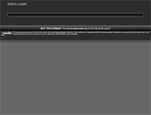 Tablet Screenshot of micv.com